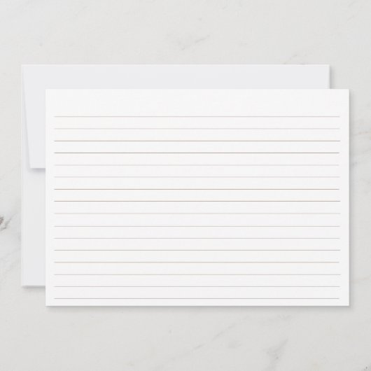 ファーマーズマーケットブライダルシャワーレシピカード 招待状 (裏面)