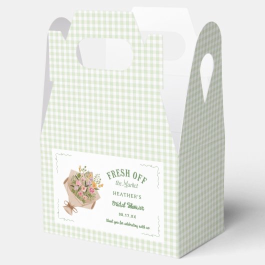 ファーマーズマーケットブライダルシャワー フェイバーボックス (オープン)