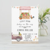 ファーマーズマーケットベビーシャワー招待状 招待状 (スタンド正面)