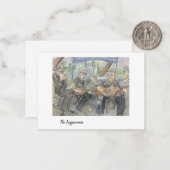 ファーマーズマーケットミュージシャンノートカード ノートカード (正面/裏面インサイチュ)