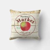 ファーマーズマーケットリンゴ徴候 クッション (裏面)