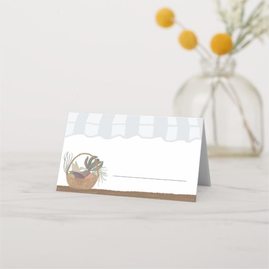 ファーマーズマーケット入力座席表 プレイスカード (正面)