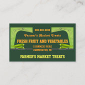 ファーマーズマーケット名刺 名刺 (正面)