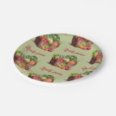 ファーマーズマーケット地元で育った赤ちゃんシャワー ペーパープレート (アングル)