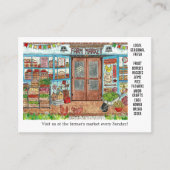 ファーマーズマーケット広告の 名刺 (正面)