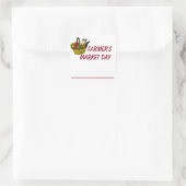 ファーマーズマーケット日計ステッカー スクエアシール (バッグ)