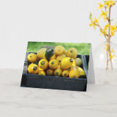 ファーマーズマーケット生産 カード (黄色い花)