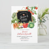 ファーマーズマーケット男女兼用第1誕生日 招待状 (スタンド正面)