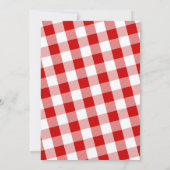 ファーマーズマーケット誕生日パーティーへの招待 招待状 (裏面)