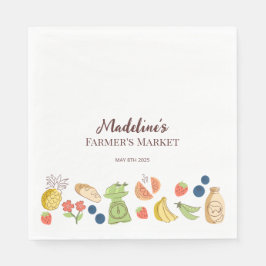 ファーマーズマーケット誕生日生産 スタンダードランチョンナプキン