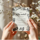 ファーマーズマーケット |オフ市場ブライダルシャワー 招待状