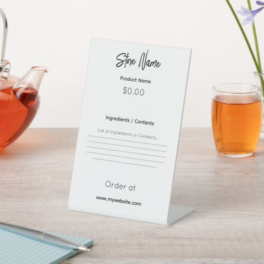 ファーマーズマーケット、フェスティバル、クラフトショー製品の看板 台座サイン (インサイチュ)