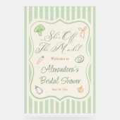 ファーマーズマーケット ブライダルシャワー ウェルカム アクリルサイン (正面)