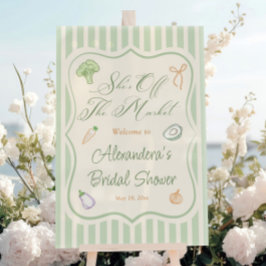 ファーマーズマーケット ブライダルシャワー ウェルカム アクリルサイン