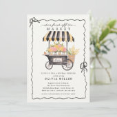 ファーマーズマーケット ブライダルシャワー 招待状 (スタンド正面)