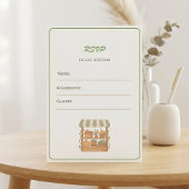 ファーマーズマーケット ベビーシャワー RSVP カード 10 枚セット