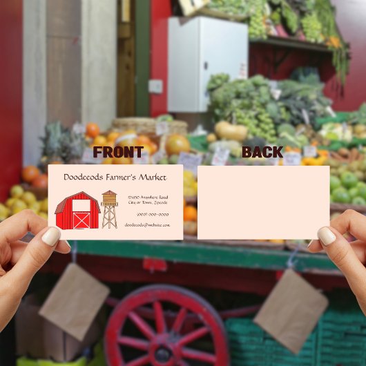 ファーマーズマーケット 名刺