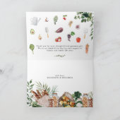 ファーマーズマーケット |赤ちゃんシャワーありがとう サンキューカード (内部)