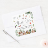 ファーマーズマーケット |赤ちゃんシャワーのお気に入り スクエアシール (封筒)