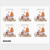 ファーマーズマーケット |農園からテーブルハーベストバーン スクエアシール (シート)