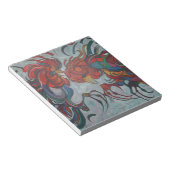 ファーミヤカラフルード・ルースターズ ノートパッド (アングル)