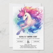 ファーミヤードエディットホース誕生日 招待状 (正面)