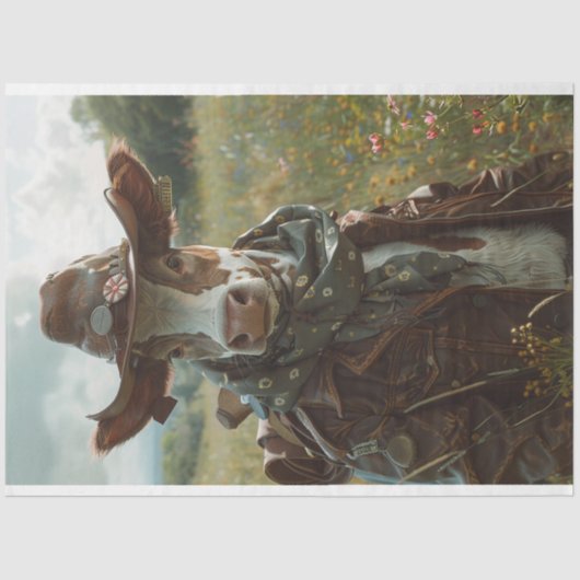 ファーミヤードカウファームハンドデコップ 薄葉紙 (正面)