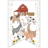 ファーミヤードキッズハッピーバースデー バンティングフラッグ (第1の旗)