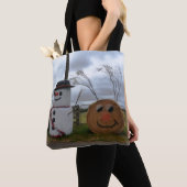 ファーミヤードクリスマストートバッグ トートバッグ (クローズアップ)