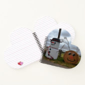 ファーミヤードクリスマスハート形のノート ノートブック (内部)