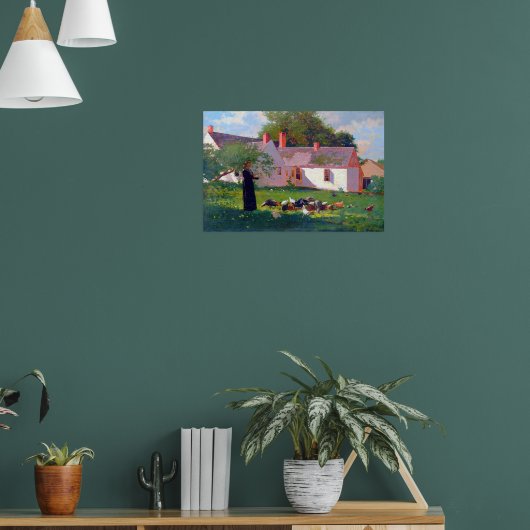ファーミヤードシーンウィンスローホームマー1872 ポスター (リビング1)