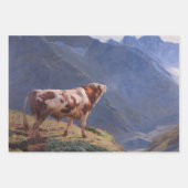 ファーミヤード動物(農村動物)の選択 ラッピングペーパーシート (正面)