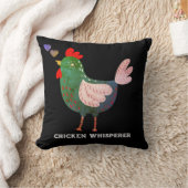 ファーミヤ素朴ードチキンウィスパーラーボホブラック クッション (ブランケット)