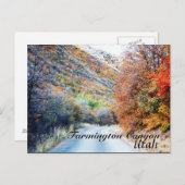 ファーミントンキャニオンユタシーニックドライブ ポストカード (正面/裏面)