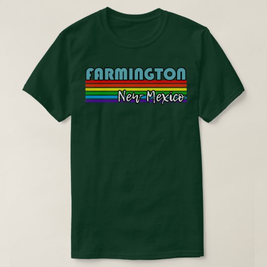 ファーミントンニューメキシコプライドファーミントンLGBTギフト Tシャツ (デザイン正面)