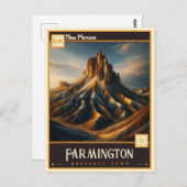 ファーミントン、ニューメキシコ |ヴィンテージ ポストカード (正面/裏面)