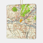 ファーミントンNMトポマップ セラミックオーナメント (左)