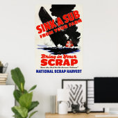 ファームからサブをシンク ポスター (ホームオフィス)