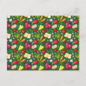 ファームからテーブルへオーガニックビジネスポストカードの作成 ポストカード (裏面)