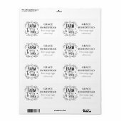 ファームからテーブルチキンエッグカートン ラベル (フルシート)