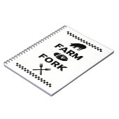 ファームからフォーク ノートブック (左側)