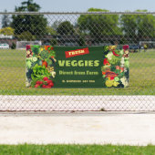 ファームから直接の野菜 横断幕 (インサイチュ)