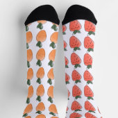 ファームのフレッシュ地球に優しプレミアムクルーソック ソックス (上部)