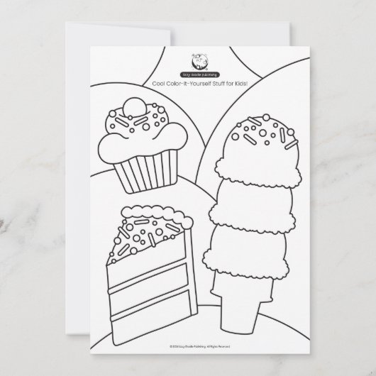 ファームの友人の誕生日パーティーの招待,バージョン2 招待状 (裏面)