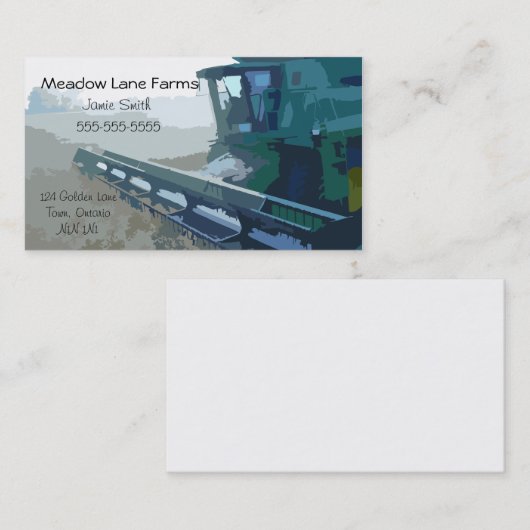 ファームの名刺 名刺 (正面/裏面)