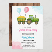 ファームの性別による招待の表示 招待状 (正面/裏面)