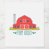 ファームの昇格 ワインラベル (シングルラベル)