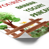 ファームの最初の誕生日マイルストーン ポスター (角)