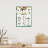 ファームの最初の誕生日 ポスター (キッチン)