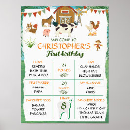 ファームの最初の誕生日 ポスター